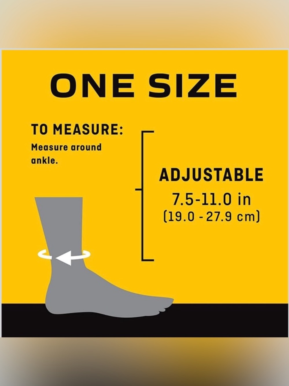 3M Futuro Adjustable Ankle Brace Performance and Comfort Support NEW IN BOX - Picture 4 of 14